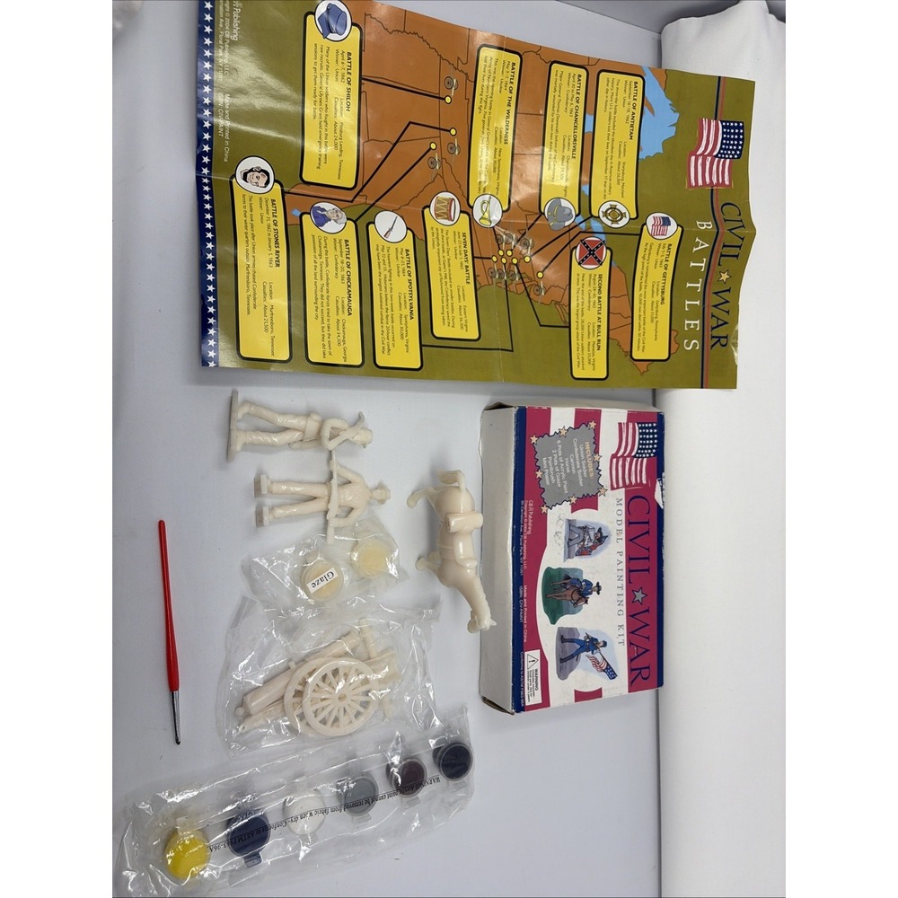 Civil War Model Painting Kit CB Publishing 2004 – Union & Confederate Soldiers‎